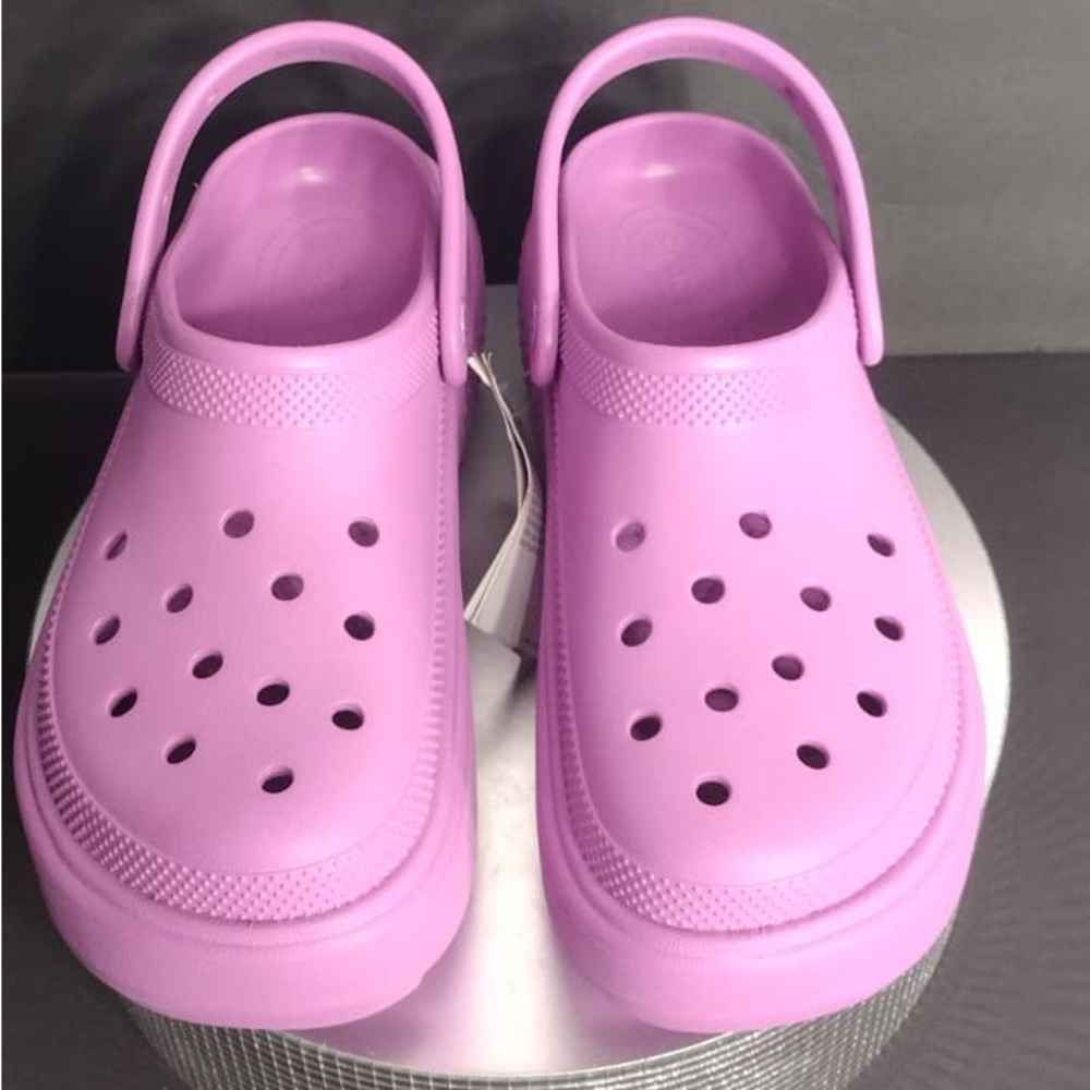 Crocs Purple Clog Sandals size 11 women brand new w tags